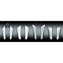 National Cycle 스위치블레이드 앞유리 하부 (크롬) 04-09 혼다 VTX1300C와 호환
