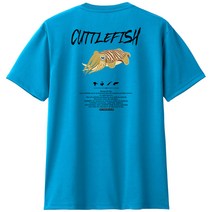 [피싱웨어]커틀피쉬 갑오징어 에깅 루어 기능성 낚시티셔츠 빅사이즈가능, 반팔라운드쿨티셔츠, 4L(115), 에메랄드