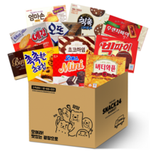 스낵24 사무실 인기과자 대용량 박스과자세트, 과자 11p, 1세트
