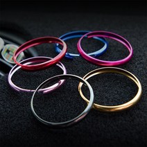 MINI 쿠퍼 스마트키 메탈링 2세대 키케이스 키링, 스카이블루