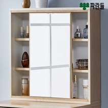 [파란들] 미스틱 LPM 600 슬라이딩 거울수납장, 색상:오크화이트