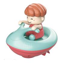 푸마네 스피드보트 핑크 목욕놀이 장난감 유아 보트 태엽 장난감 여름 욕실 물놀이