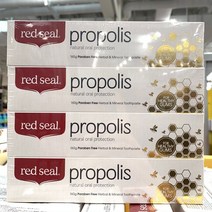 뉴질랜드치약 레드씰 PROPOLIS 치약 160g 4개 mg151ea, 1, 본상품선택