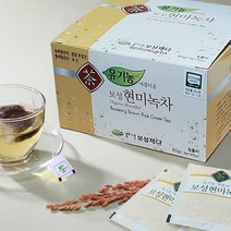 보성제다 유기농 보성현미녹차 50티백 현미녹차티백, 50개입, 1.3g