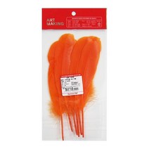 거위깃털중주황18-20cm 새깃털
