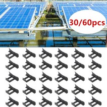 3060pcs 태양광 패널 물 배수 클립 프레임 두께 303540mm 태양 전지 패널에 대 한 야외 태양 전지 패널 깨끗 한 클립, 35mm-30pcs