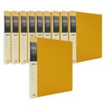 오렌지오피스 내부 포켓 레버 화일 PP A4, 옐로우, 40개