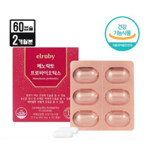 엘루비 메노락토 프로바이오틱스 갱년기유산균 30캡슐, 450mg x 30캡슐