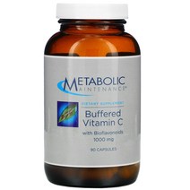 Metabolic Maintenance 메타볼릭 메인터넌스 버퍼드 비타민C 바이오플라보노이드 1000mg 90캡슐