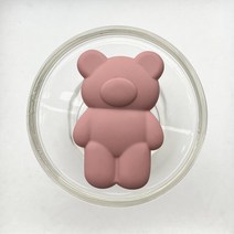 에이와이 곰돌이 쿠키 스마트톡 귀여운 그립톡, 핑크