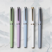 뚜렷한파스텔 선명한펜 잉크충전 검/신사 단어 연습 일상 여자선물 학생, Grey, 0.5mm