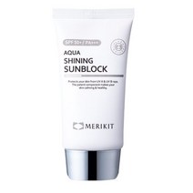 메리키트 아쿠아 샤이닝 선블록 60ml +사은품 마스크팩 당일발송, 1개