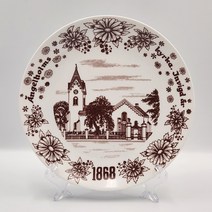 (엔틱빈티지) 스웨덴 구스타브스베리 장식 접시(스웨덴 건물), 상품2