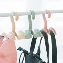 다용도 회전 걸이 모자 가방 걸이 벨트 넥타이 마스크 회전 고리 아치형 [4개 1세트], 핑크, 4개