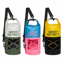 아레나 드라이백 방수 가방 10L A2AC1AB22 수영가방 드라이백, 카키