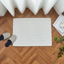 모던하우스 프리미엄 코튼 스퀘어 자카드 매트 50x70 오프화이트_MA1319015