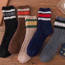 우드피카 따듯한 라인 수면양말 5켤레 1세트