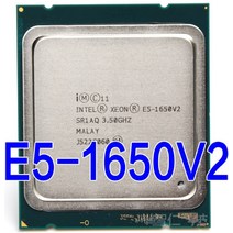 파워딜 인텔 제온 프로세서 E5 1650 V2 e5 CPU LGA 2011 서버 데스크탑 작동 가능, 한개옵션0