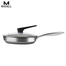 MYBYS 특두께 316 스테인리스 프라이팬볶음반, 32cm