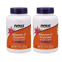 (1+1 나우푸드 비타민씨 크리스탈 메가도스 아스코르빈산 파우더 227g