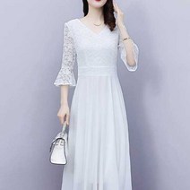 브이너스 포메리-레이스 빅사이즈 원피스