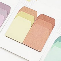 인덱스탭 포스트잇 점착 메모지 무지 책갈피스티커 접착식 떡메모지
