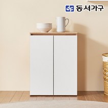 동서가구 네오 아리아 넉넉한 수납 800 다용도 주방수납장 NEO430, 화이트