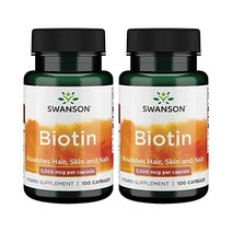Swanson비오틴비타민B75000mcg100캡슐, 2