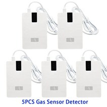 전자파측정기 라돈측정기 누수탐지기 co lpg ch4 가연성 가스 센서 알람 lcd 홈, 5pcs 가스 경보