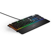 스틸시리즈 Apex 3 RGB 게이밍 키보드 10존 REB 일루미네이션 IP32 방수, 포르투갈