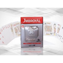 JMBROYAL 3중 특수보안(캔) 트럼프 플레잉 카드 낱개 1개