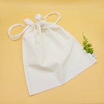 대형 큰사이즈 광목 더스트백 파우치 튼튼한 고급 수제 주머니