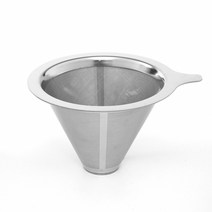 드립커피 초미세 스텐 필터(12x9cm) 가정용 업소용 추천 VAH00065HL, 제목색상또는랜덤