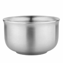 이중 스텐 그릇 13.5CM 깊은스텐볼 샐러드그릇