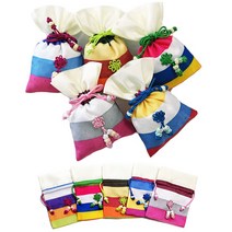 (주)파앤카코리아 A21.색동비단복주머니, (대)-임의배송