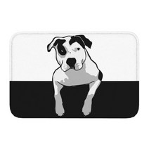 강아지 고양이 드라이룸 대형견 WooBong 불테리어 재미 있은 개 정면 문 매트 미끄럼 방지 야외 빠른 건조, 08 8_01 40 센치메터 x 60 센치메터