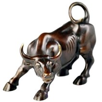 빅월 스트리트 브론즈 격렬한 황소 OX 동상, 한개옵션0