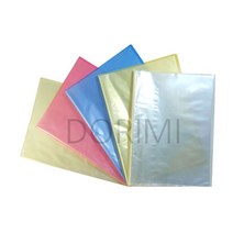 고투명 클리어화일 A4 10p 크리어 파일 화일, 상세설명 참조, 분홍