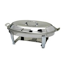 타원 챠핑디쉬(금장.은장스텐드) JH-047, 22호 금장 알콜