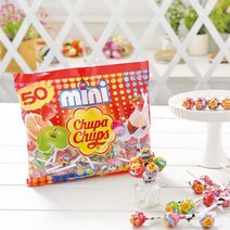 츄파춥스 미니 50개입 막대사탕 화이트데이 캔디 선물, 상세페이지 참조