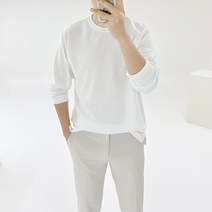 아도르클래식 리버티 5컬러 트임 라운드 캐주얼 기본 긴팔티