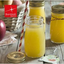 이태리 내열 유리병 밀크티병 주스병 밀폐 뚜껑 유리 우유병 쥬스 용기, 400ml