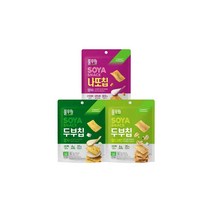 풀무원 간식 나또칩 1종+두부칩 2종 (감자 멀티그레인) 탕비실 회사 어린이 성인 캠핑 차박 홈파티 영화 선물, 3개