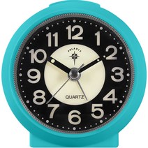 LEY 야광 알람 크리에이티브 시계 알람 시계, k1002푸른색