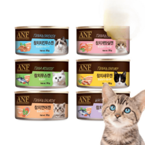 ANF 고양이캔 95g 24개입 참치순살 애묘 반려묘 간식 습식 통조림, 캣 참치연어 95g X 24개