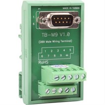 MOXA DB9핀(M) 터미널 블록 변환젠더/TB-M9/RS232/485