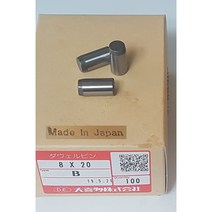 일제 DOWEL PIN 다월핀 다웰핀 맞춤핀 M8, M8 x 16 mm (100EA)