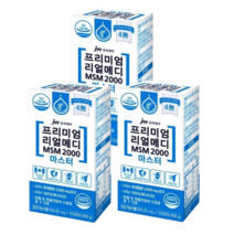 JW중외제약 프리미엄 리얼메디 MSM 2000 마스터 120정 x 3박스