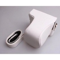 카메라가방 카메라 케이스 호환 캐논 EOSM10 EOS M10 M100 M200 용 멋진 비디오 가방 보호 바디 커버 스킨, White, 하얀