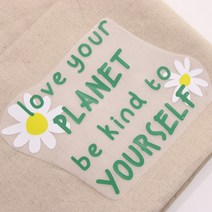 자투리 컬러 열전사지Z1520 데이지 그린러브, 1개